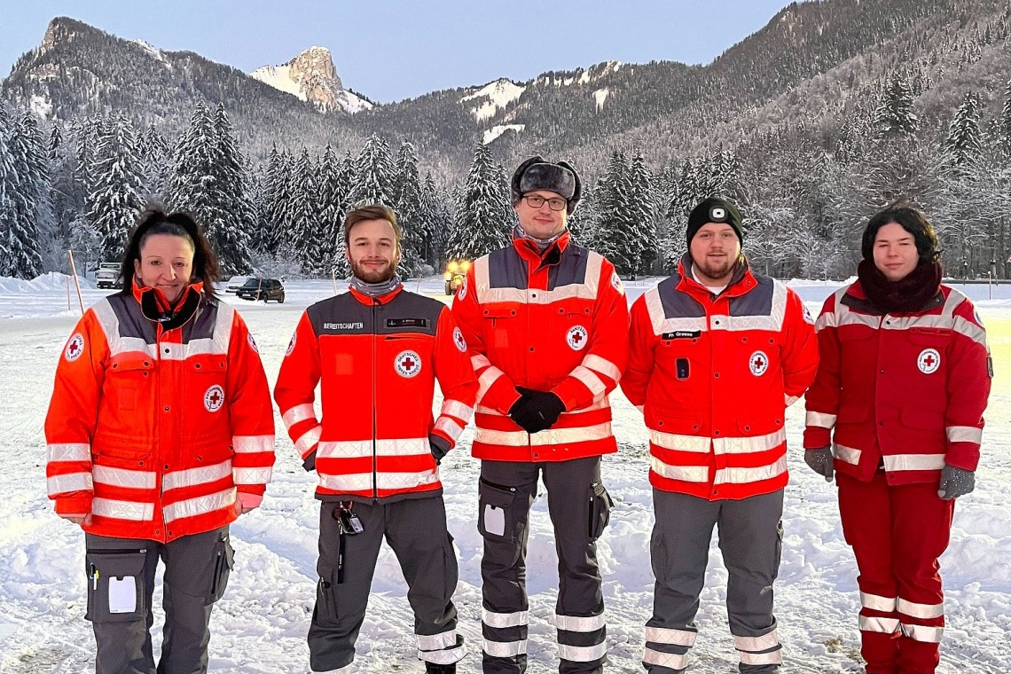 Sanitätsdienst beim Biathlon Weltcup in Ruhpolding