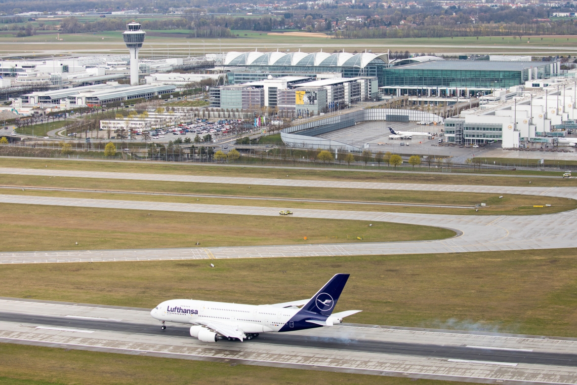 Verkehr vom Münchner Airport nach Asien übertrifft Vor-Corona-Niveau