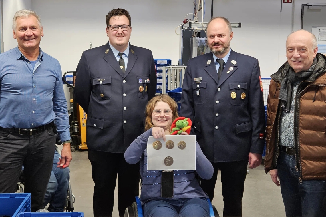 Kreisfeuerwehrverband / Kreisjugendfeuerwehr Eichstätt übergibt Arbeit an Lebenshilfe Ingolstadt 