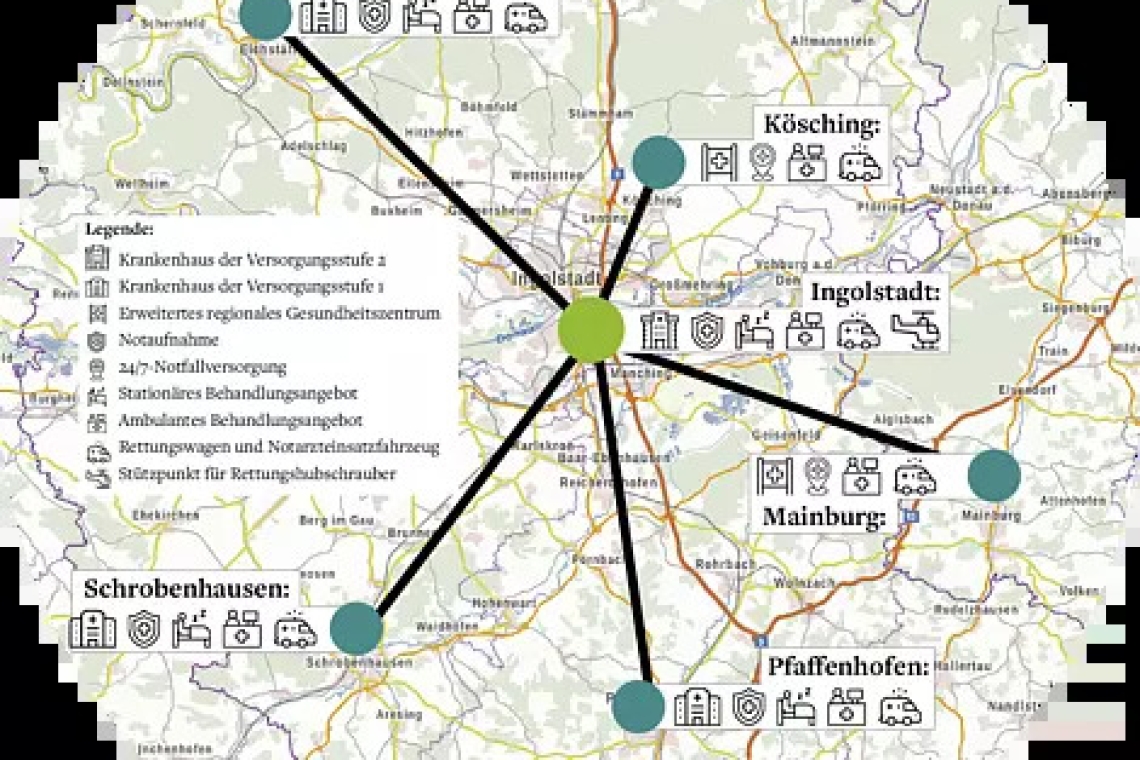 Nabe-Speichen-Modell: Das steht im Krankenhausgutachten für die Region 