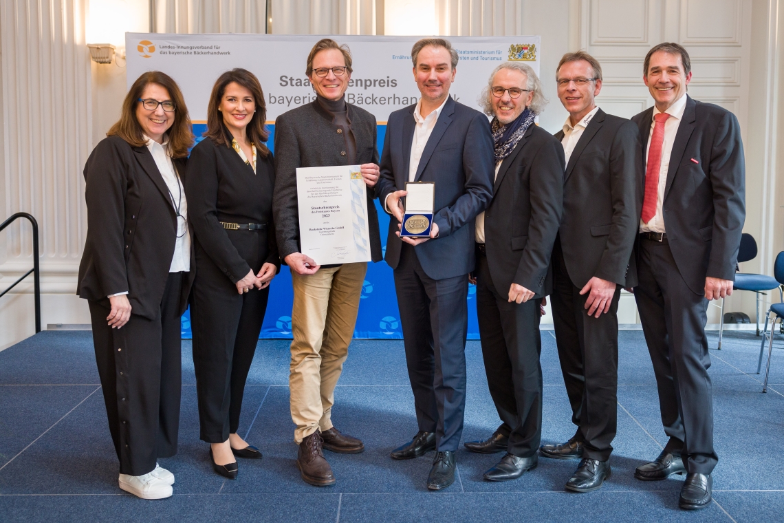 Staatsehrenpreis für das bayerische Bäckerhandwerk 2023 erhalt die Bäckerei Wünsche 