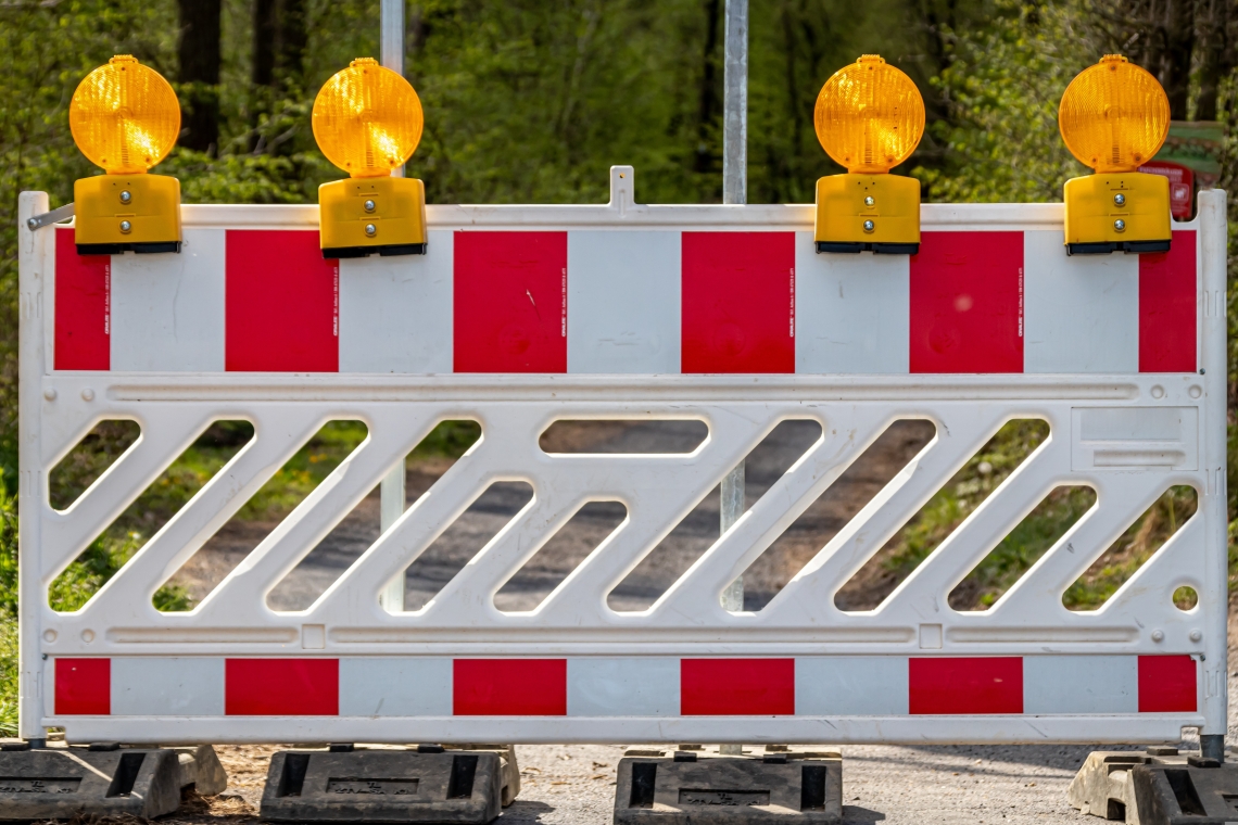 Vollsperrung wegen Sanierung der Bundesstraße 13 bei Rupertsbuch 