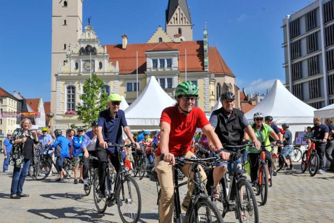 Die erste Hälfte beim Stadtradeln 